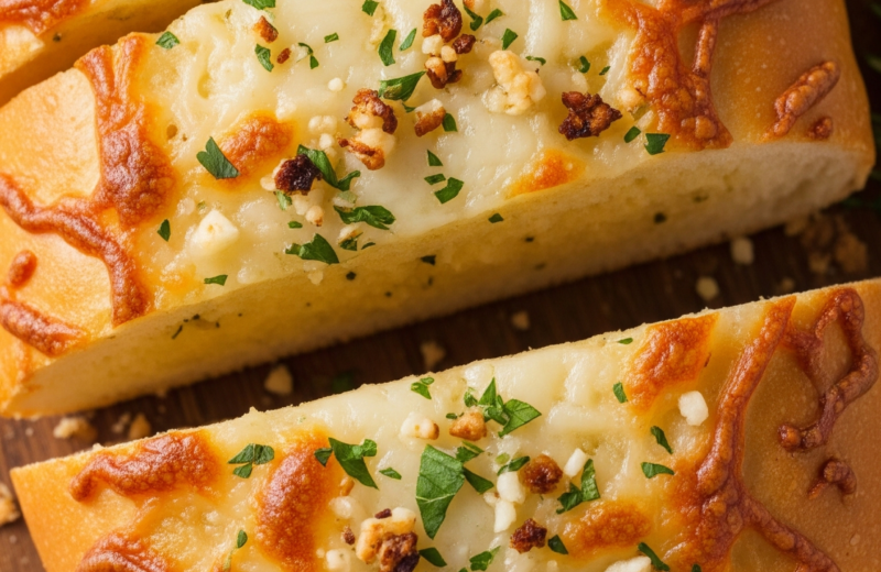 Easy Garlic Cheese Bread at Home | Tawa & Oven Recipe